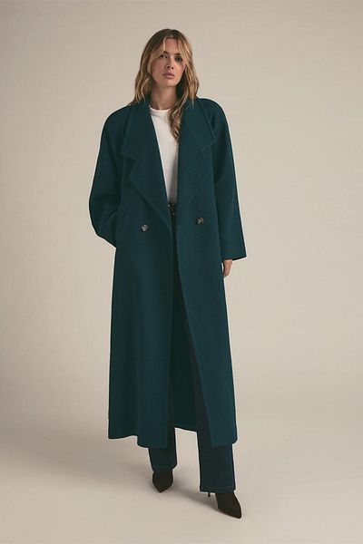 FAVORITE DAUGHTER COAT THE LONG CAMERON COAT - THE FAVORITE DAUGHTER - XS, GREEN