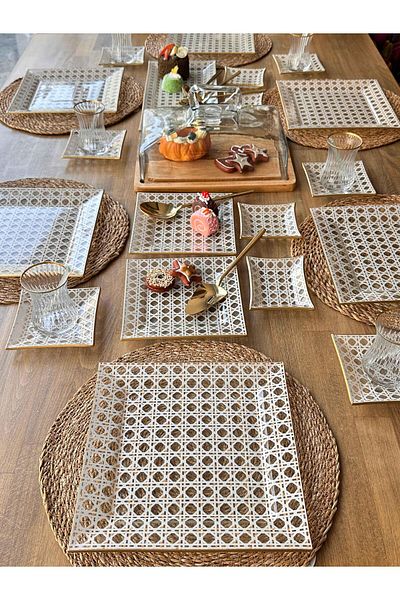 ROSSEV Breakfast Set Boabab 44 Pieces for 6 People