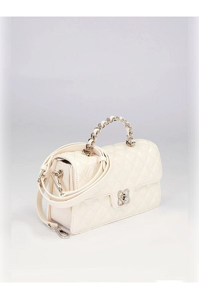 Levidor Levi̇dor Rose Printed Detail Premium Hand Bag