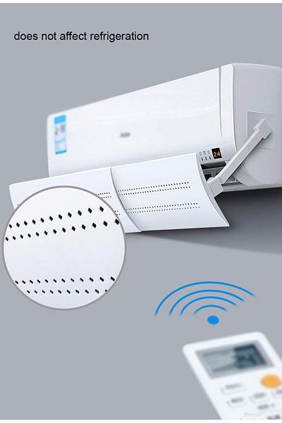 Saharaz Adjustable Inclined Air Conditioning Windshield,Anti-direct Blowing Air Deflector Household