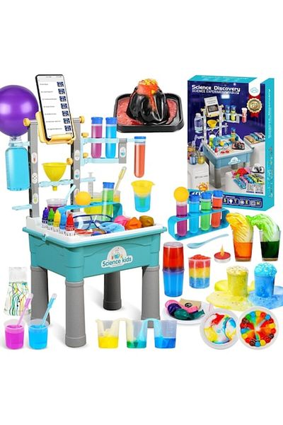 Smart Vibe Set de joacă educațional pentru laborator științific ScienceKids™ 270 experimente, STEM, suport pentru smartphone