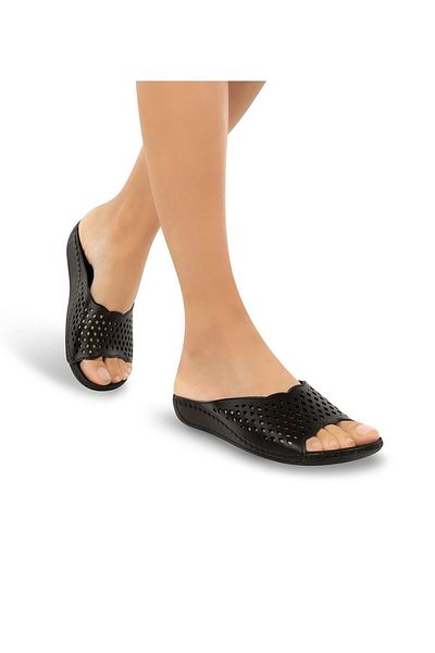 Muya Flynn Anatomical Sole Four Seasons Women's Slippers Black