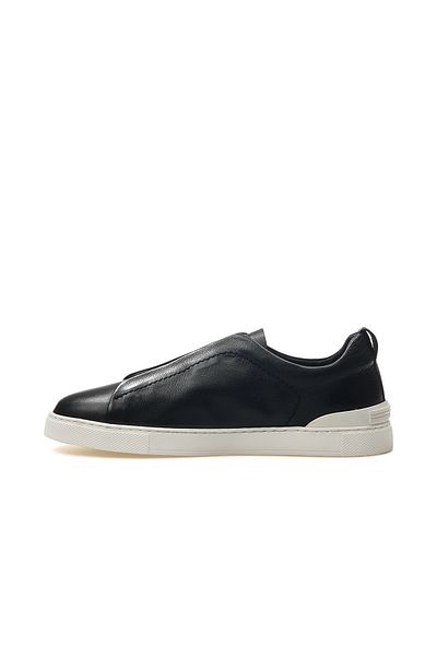 Libero Pantofi sport pentru bărbați din piele naturală 25y L5202 M negru