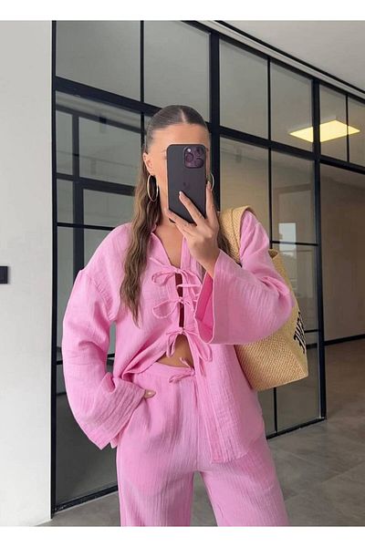 manana fashion مجموعة موسلين للربط الصيفي