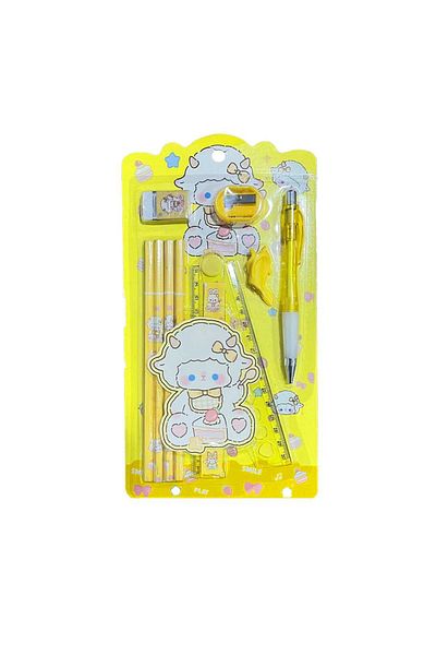 Art Tone Stationery Set Cute Animals 9 Pieces