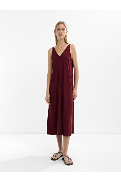 PARFOIS Askılı Midi Elbise