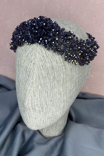 Hayalperest boncuk Diamira Sparkling Romantic Stone Bridal Accessory Dark Lilac