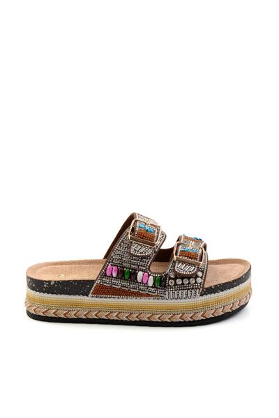 Bambi Camel Kadın Terlik K04824708087