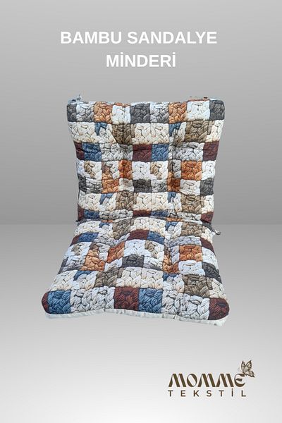 MoMMe Chair Cushion Bamboo Chair Cushion 5D Printed Fabric 50X55 cm