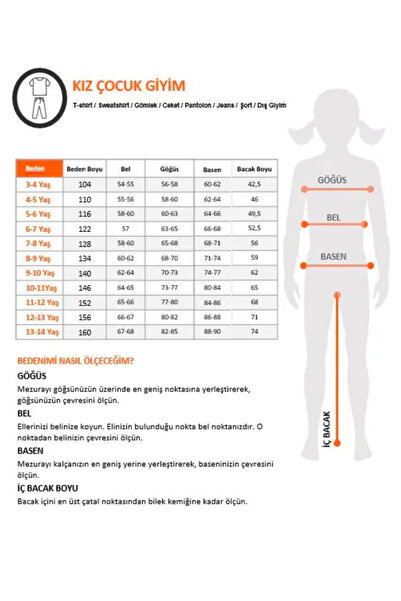 ASL GOLF CLUB Copy - Ecru Girl's 100% Cotton Regular/Normal Fit Denim Shorts with Pockets 3-14 Years