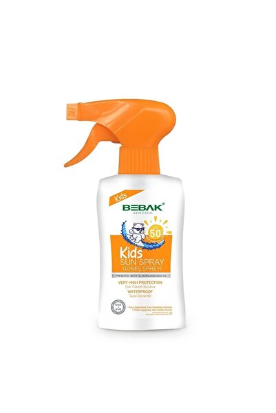 Bebak 50 Spf Uva / Uvb Işınlarına Karşı Yüksek Koruma Etkili Çocuk Güneş Kremi/spreyi 175 ml