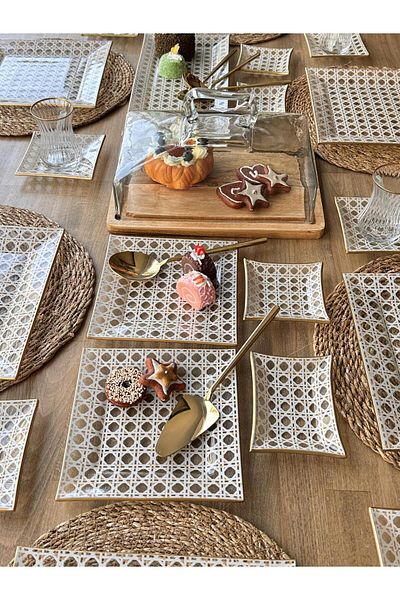 ROSSEV Breakfast Set Boabab 44 Pieces for 6 People