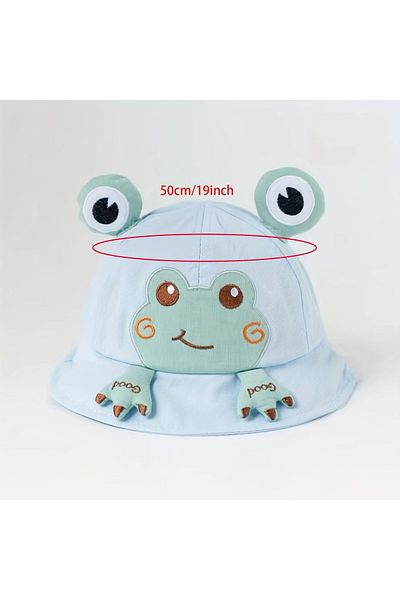 GlassySKY Cute Frog Sun Protection Hat,Outdoor Summer Beach Vacation