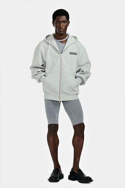LOUIS GABRIEL NOUCHI Micro Modal Activewear Bermuda - - Gray, Xl