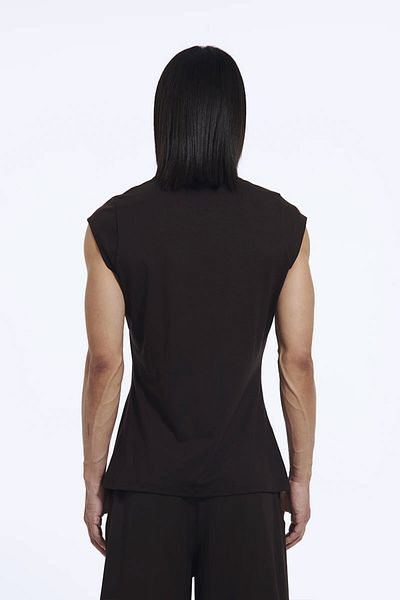 LOUIS GABRIEL NOUCHI Lyocell Short Sleeves - - Brown, M