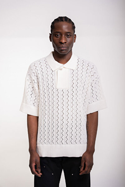 ISNURH AURORA POLO SHIRT - - WHITE, M