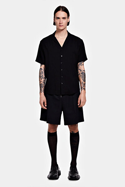 LOUIS GABRIEL NOUCHI ΕΦΑΡΜΟΣΤΟ ΜΕ ΚΟΝΤΟ ΜΑΝΙΚΙ ΣΕ ΣΤΕΝΗ ΓΡΑΜΜΗ - - ΜΑΥΡΟ, M