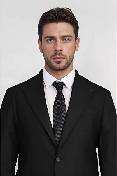 Velvarde MONO YAKA 2DÜĞME TAKIM ELBİSE SİYAH