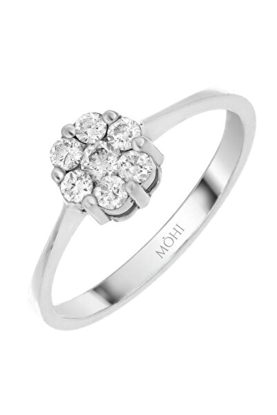 MOHI Fine Jewellery 18k white gold ring with 0.31 ct diamonds