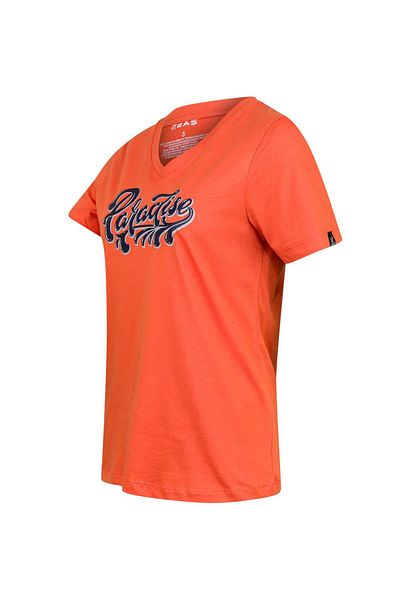 2AS Alone Printed V-Neck Women's T-Shirt 406