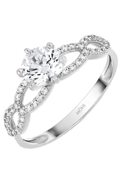 MOHI Fine Jewellery 14k white gold engagement ring