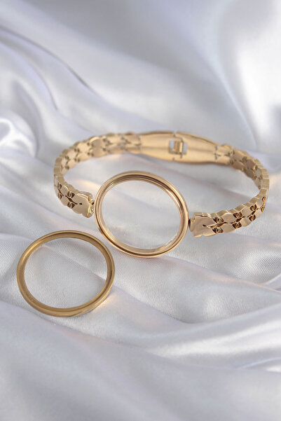 MAU CAT 316L Steel Gold Color Barley Processing Openable Bell Jar Model Women's Handcuffs