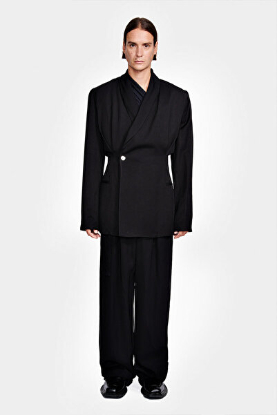 LOUIS GABRIEL NOUCHI SACOU CU NUTRU DUBLU - LOUIS GABRIEL NOUCHI - NEGRU, S