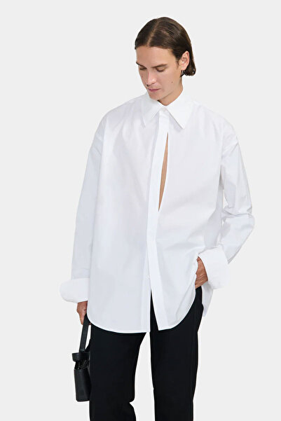 LOUIS GABRIEL NOUCHI ΜΑΚΡΙΑ ΠΟΥΚΑΜΙΣΑ ΜΕ ΑΝΟΙΓΜΑ ΜΕ ΕΜΠΟΡΙΚΟ ΣΗΜΑ - - M, ΛΕΥΚΟ