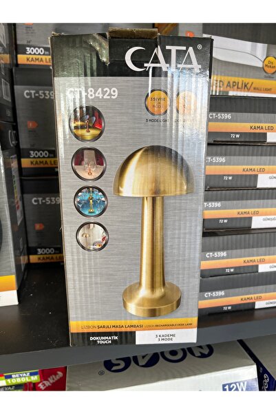Cata Lizbon şarjlı masa lambası