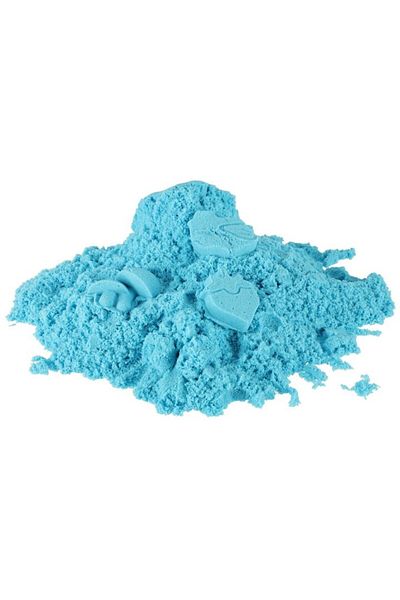 indiggo Kinetic Sand, Easy to Mold, Easy Cleaning, Premium Quality, Indiggo, 1000g Bag, 3 Years, Blue