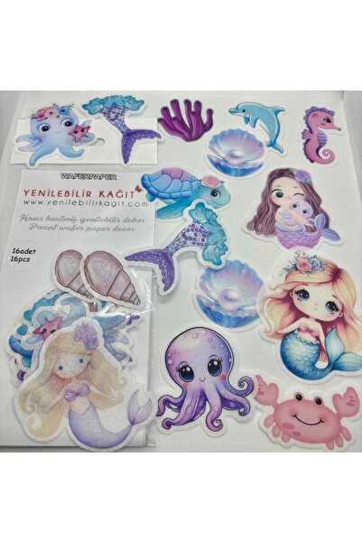 Adana Pasta Malzemeleri WAFFERPAPER YENİLEBİLİR KAĞIT DENİZKIZI