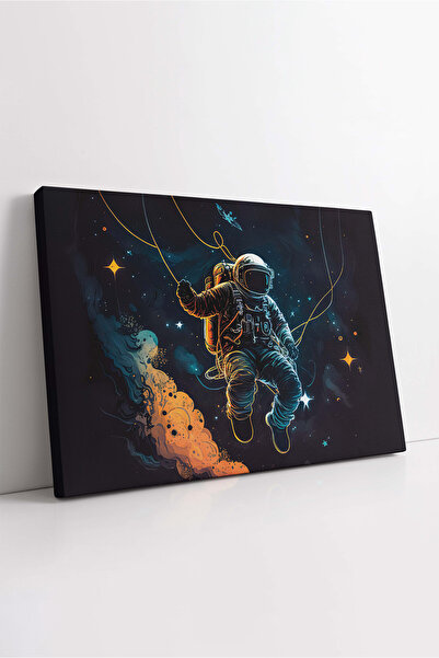KOSS Dijital Pictură pe pânză cu spațiu și astronaut, pânză cu spațiu cosmic,...