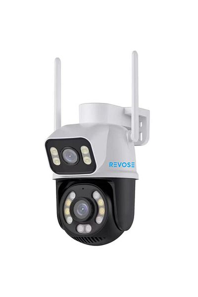 REVOSE Dual Lens 4k™ 8mp 2560x1920 Video Surveillance Camera, Indoor and Outdoor