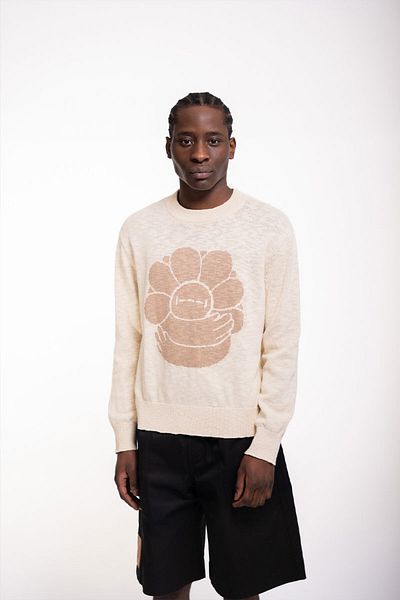 ISNURH DAHLIA SWEATER - ISNURH - BEIGE, XL
