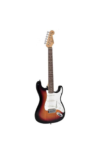 SX ED13TS Electric guitar, gig bag, sunburst