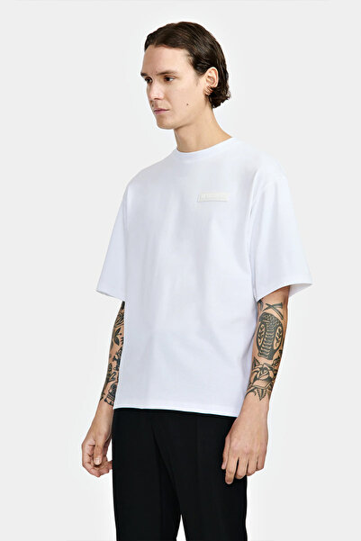 LOUIS GABRIEL NOUCHI TRICOU CU LOGO - - ALB, L