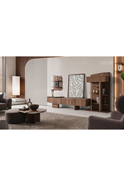 CaddeYıldız Tallis Tv Ünitesi - Ceviz