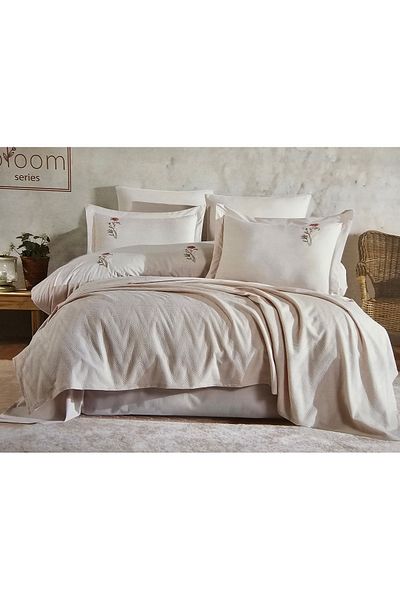 KÜBRAHOME'S Masterpiece Noris Duvet Cover Pique Set