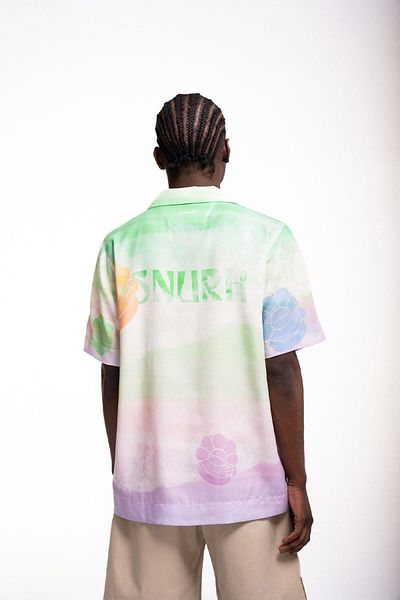 ISNURH CĂMAȘĂ VERDE DE PLAJĂ - - MULTICOLOR, S