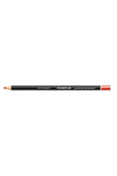 Staedtler Lumocolor glasochrom waterproof dry marker Red