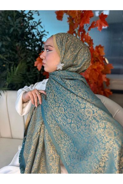 Oxygen Scarfs Mihri Ethnic Pattern Cashmere Shawl 321456