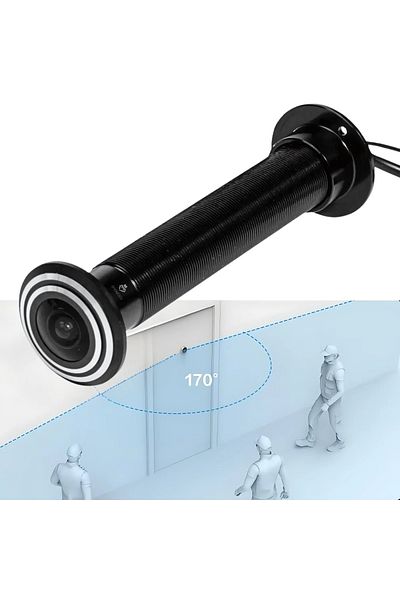 Spionescu Smart door viewer with 1080P video camera, dual band 2.4G/5G WiFi, PIR motion sensor, two-way audio