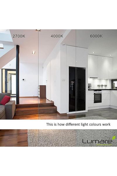 Lumare Ceiling Light, Candle, 30 W Extra Flat, Round 2100 lm, 320 mm, IP54, Warm White