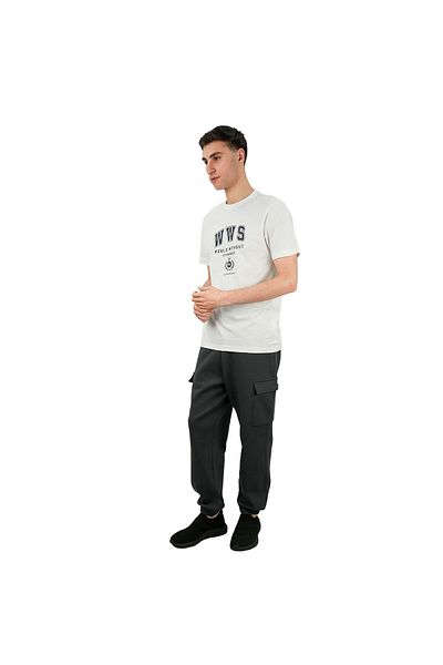 Giordano Men's World Without Strangers Print Tee - Slim Fit, Crew Neck, Cotton