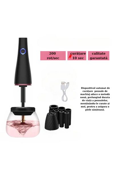 OEM Automatic Device - Cleaning and Drying Makeup Brushes, Wireless, Usb, 2 Speeds, Set, Portable