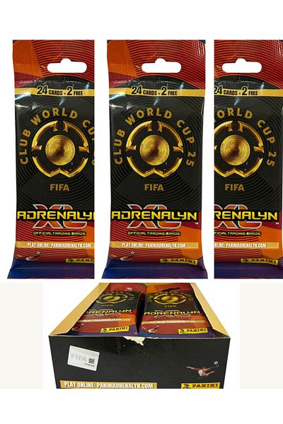 Panini Adrenalyn XL Fifa Club World Cup 2025 Fatpack Box 3 Pack Set