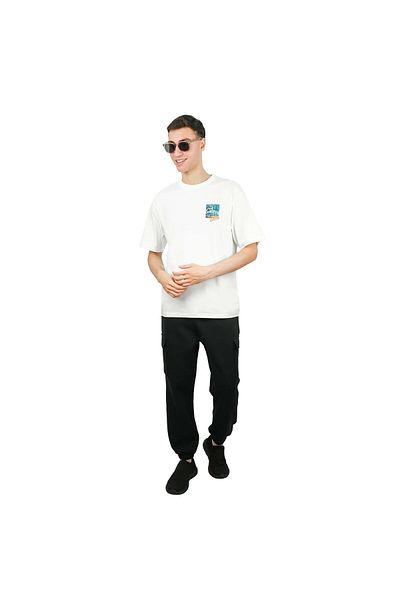 Giordano Men's Wave Print Jersey Print Tee