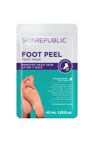 Skin Republic قناع تقشير القدمين المكثف من سكين ريبابليك بيدي بيل ماكس، 40 مل...