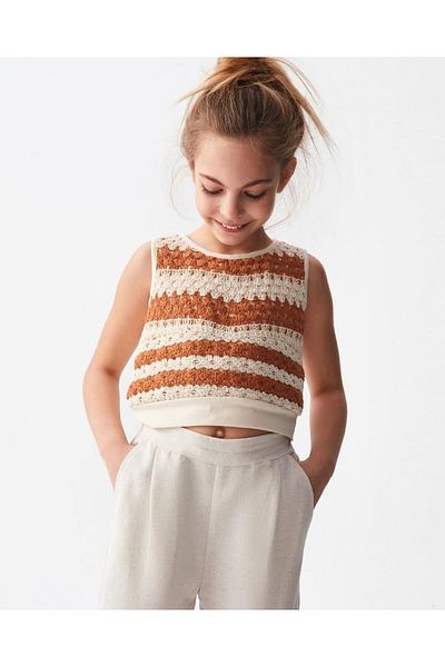 markamodi Special Design Knitted Girl Crop