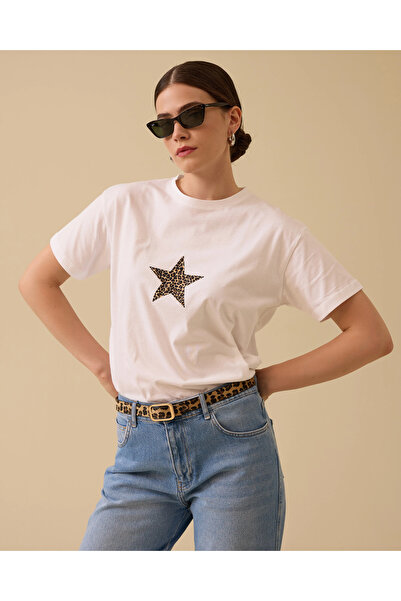 SEÇİL Yıldız Baskılı Tişört